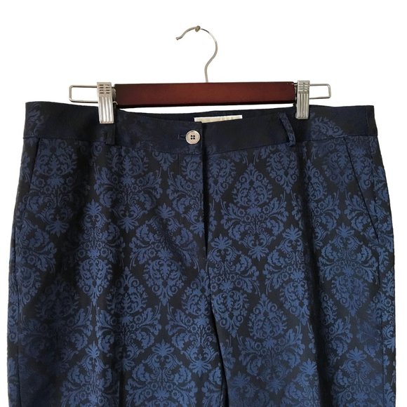 Michael Kors Women's Winter Teal Blue and Black Pants - Picture 6 of 10